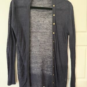 J. Crew Navy Cardigan Sweater